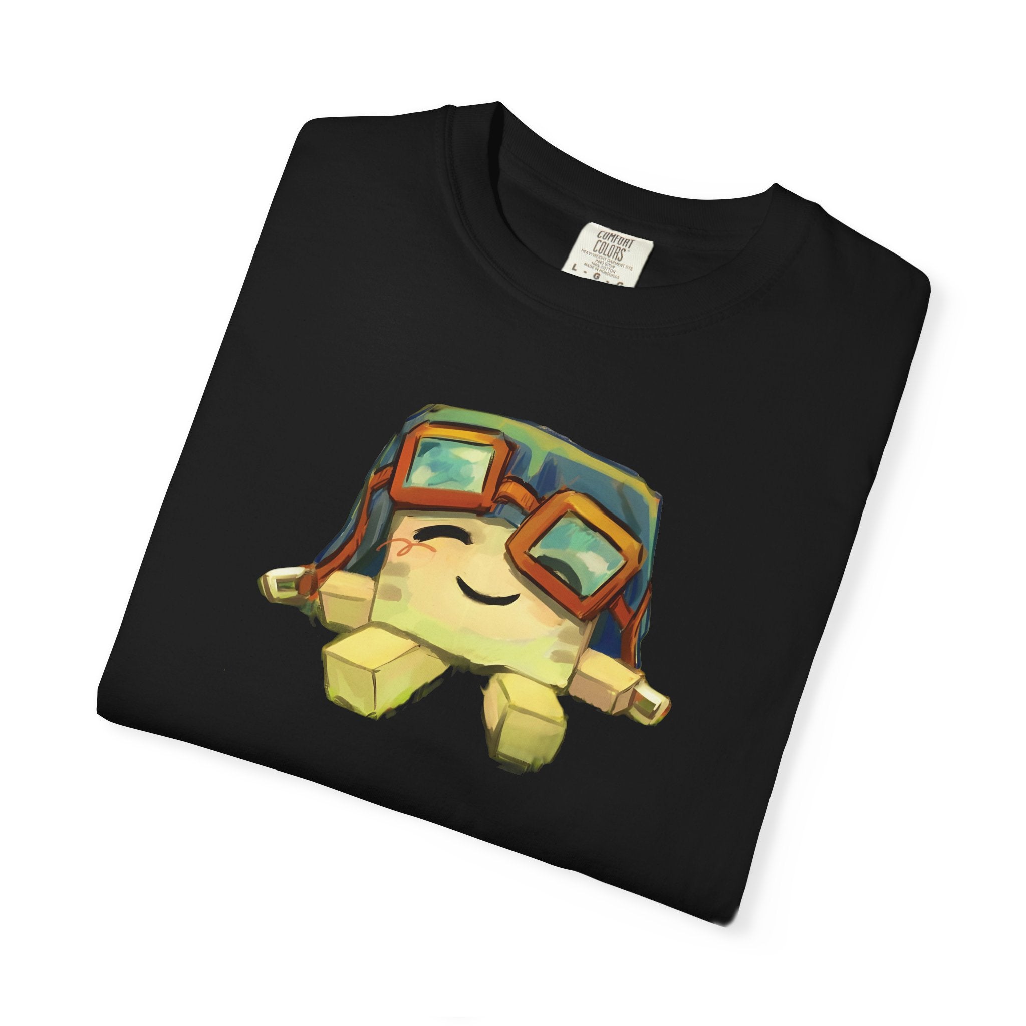 Cute Ghast Character T-Shirt - Unisex Garment-Dyed Tee