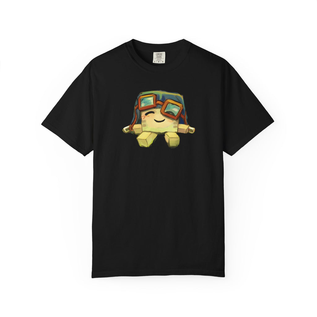 Cute Ghast Character T-Shirt - Unisex Garment-Dyed Tee