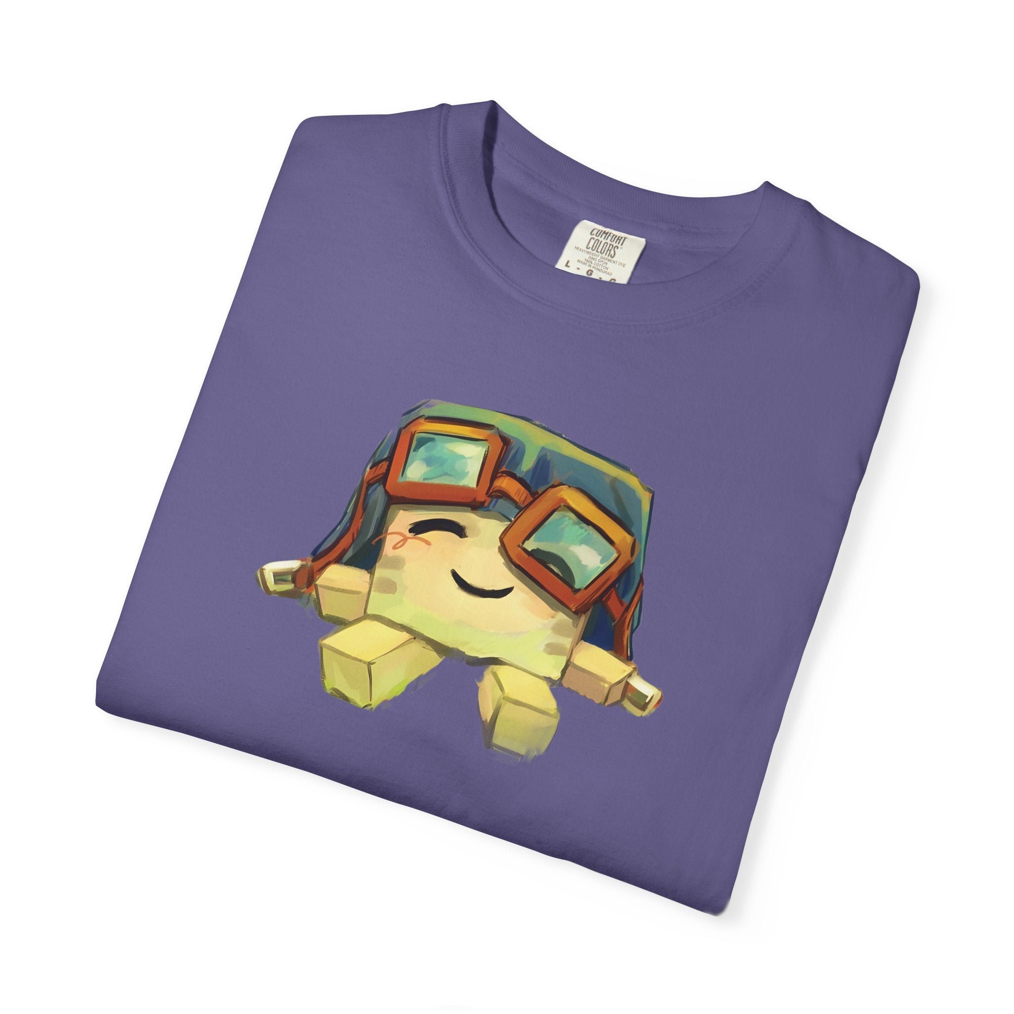 Cute Ghast Character T-Shirt - Unisex Garment-Dyed Tee