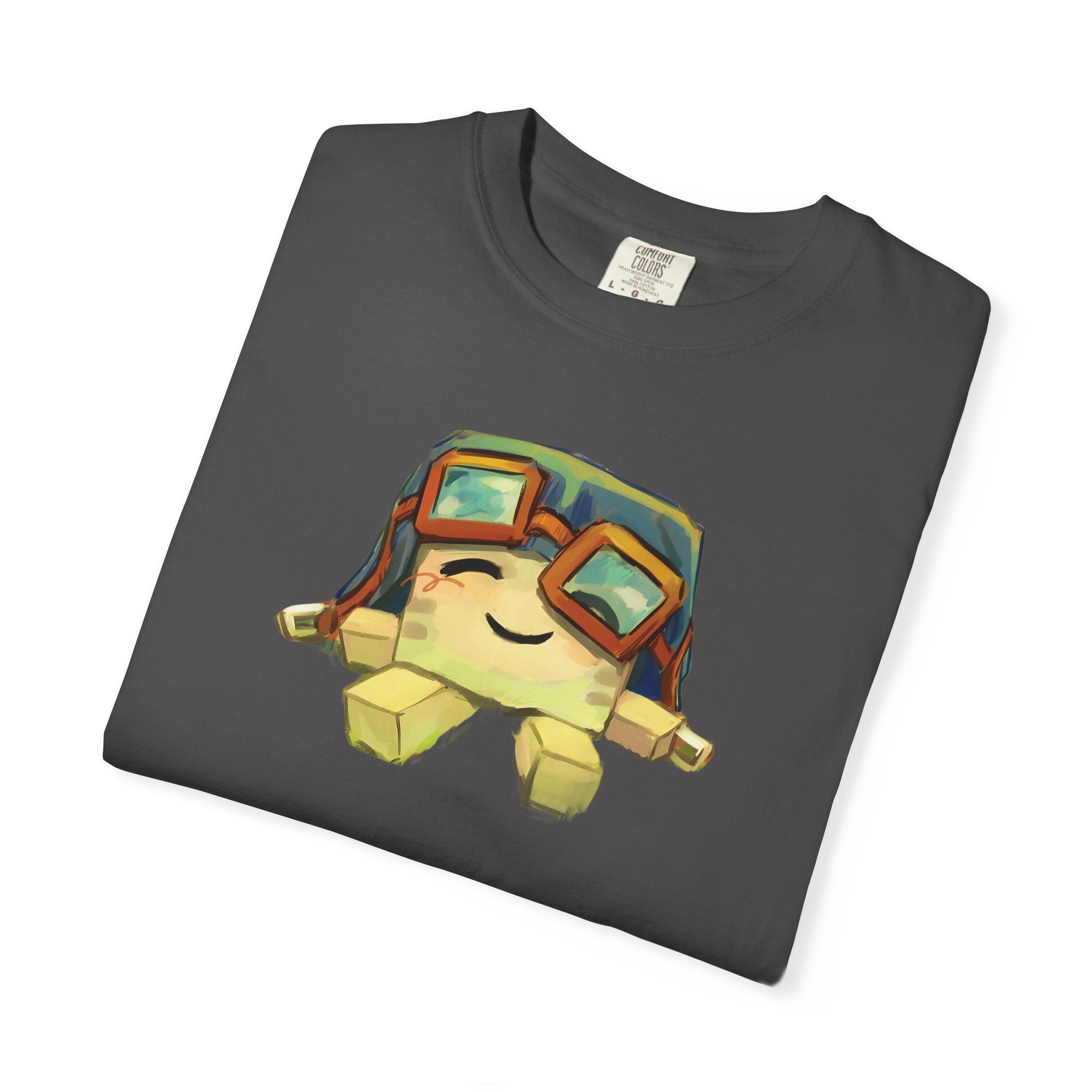 Cute Ghast Character T-Shirt - Unisex Garment-Dyed Tee