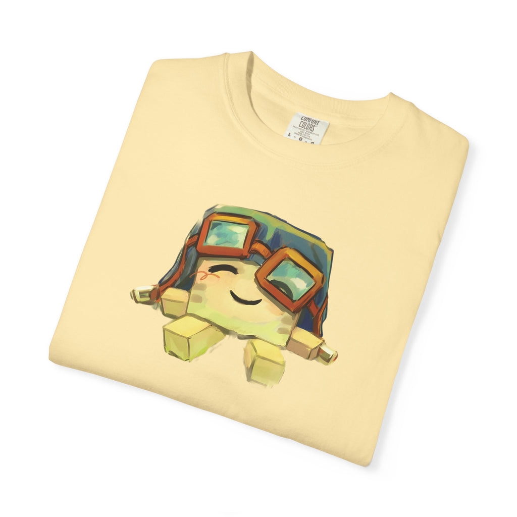 Cute Ghast Character T-Shirt - Unisex Garment-Dyed Tee